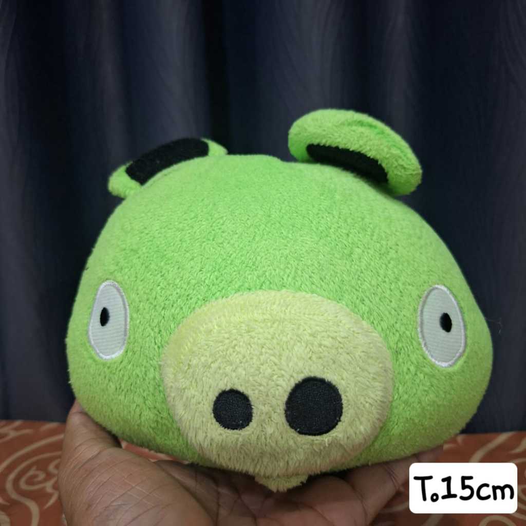 Boneka B2 Pig Hijau Angry Birds Melet Cantik Lucu