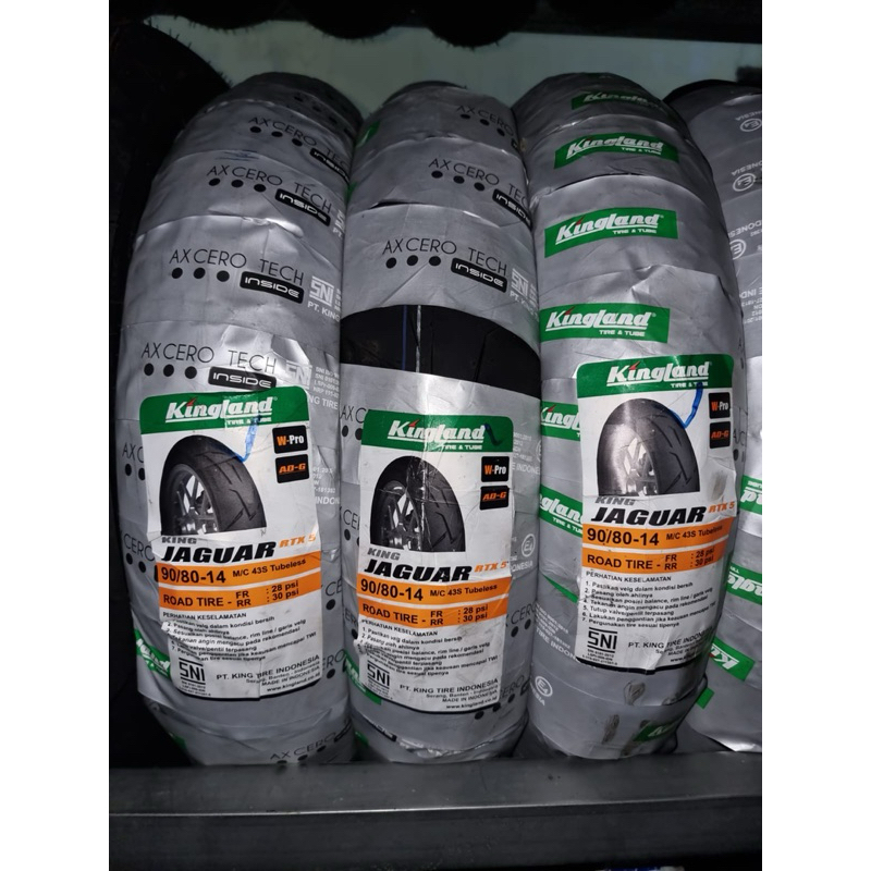 BAN KINGLAND RTX5  KING JAGUAR 90/80-14, 100/80-14 TUBELESS
