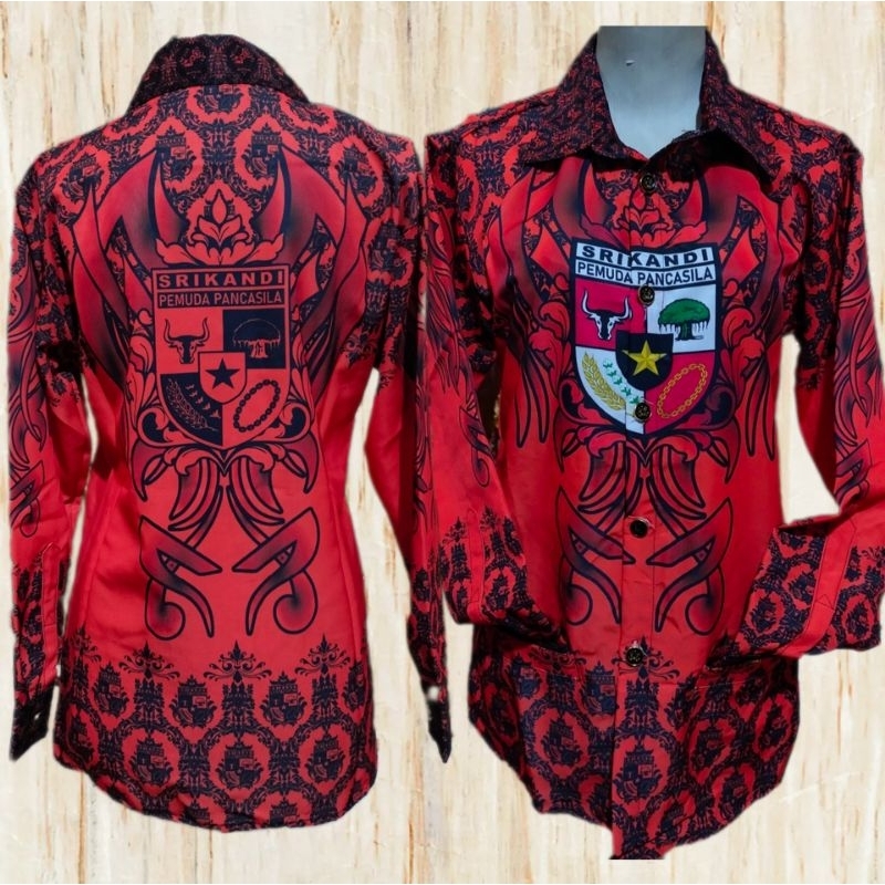 kemeja Srikandi pemuda Pancasila batik
