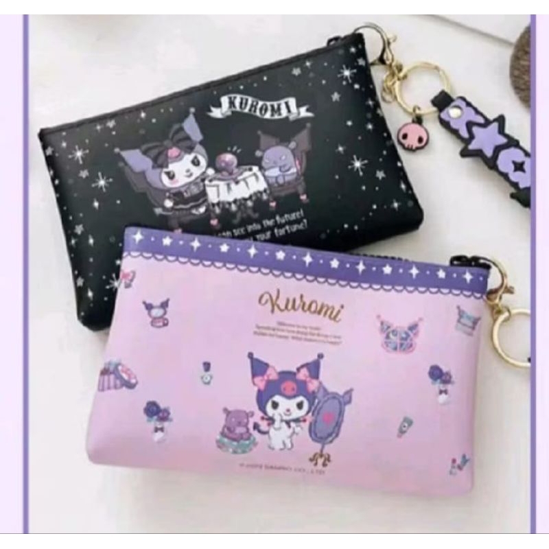 Dompet Kecil Kuromi Pouch Dompet Make Up Kuromi Tas Make Up Import Kuromi Lucu