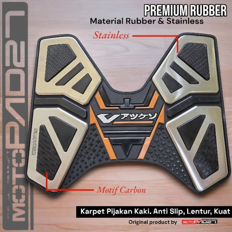 Karpet Vario 125 New Karpet Pijakan Kaki Vario 125 2018-2022 Step Floor Vario 125 (proaccmotor)