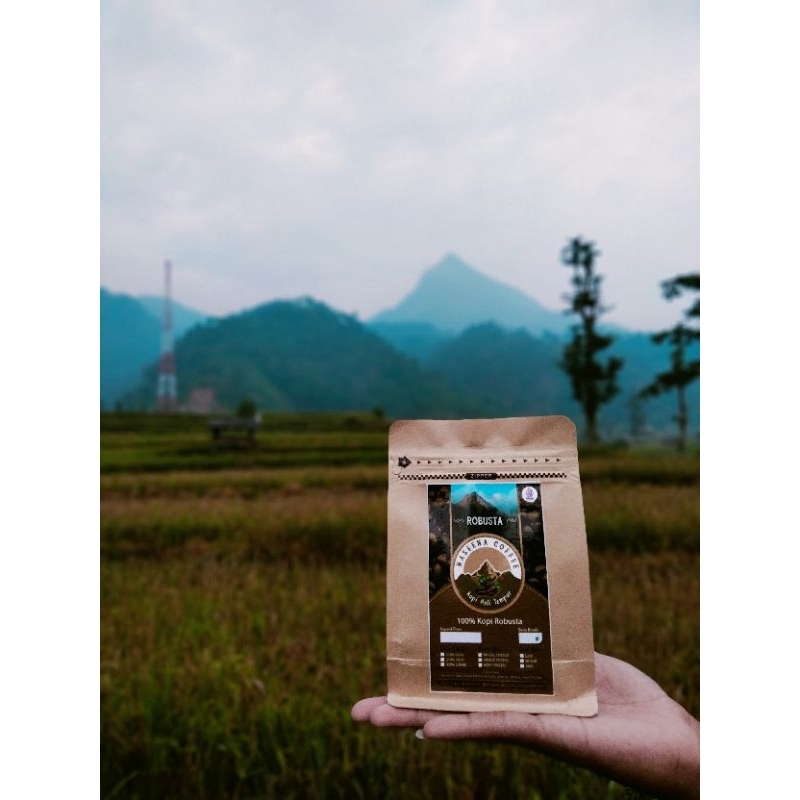 

Robusta Le Muria 200 gram Bubuk, Haseena Coffee, (Kopi Kawah Muria, Tempur, Jepara)