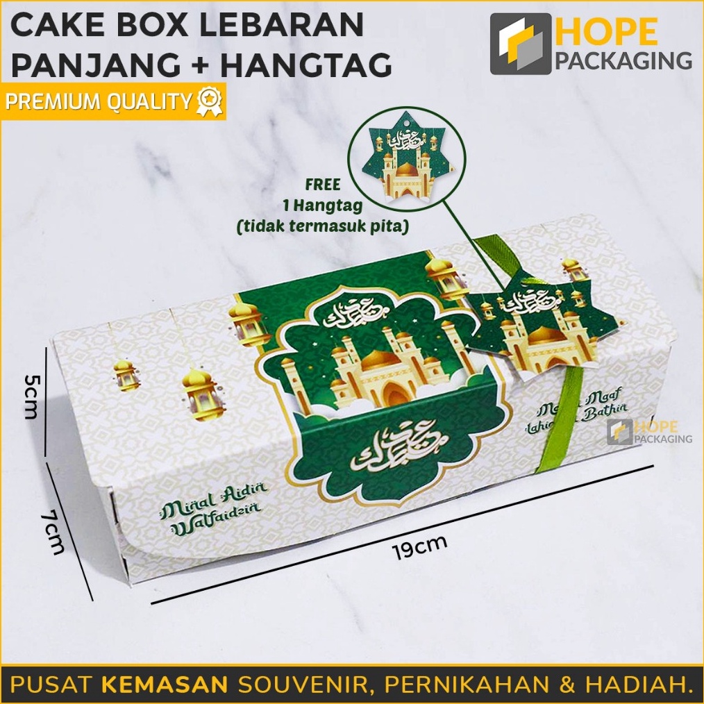 

MURAH MERIAH Harga 5 Pcs Cake Box Lebaran Idul Fitri Kotak Kue Dus Panjang Kue Box Bolu Gulung Kotak Hadiah Box Dus Kue Kering Box Kue