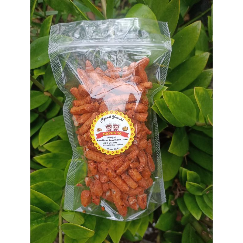 

Basreng Pedas Daun Jeruk Cemilan Pedas Viral Kekinian