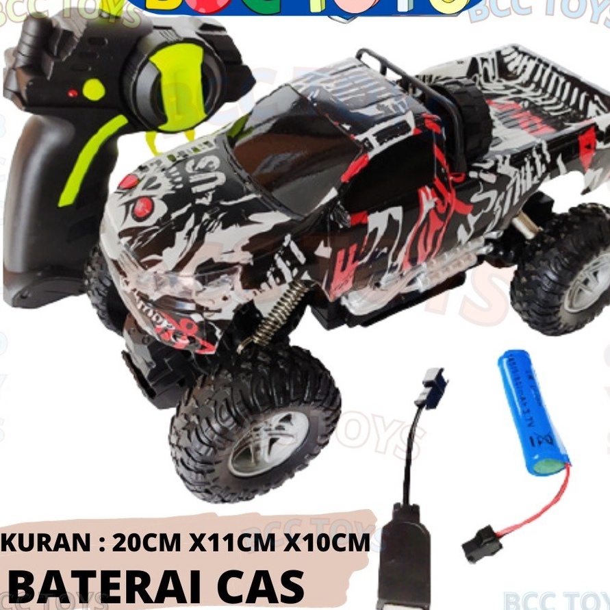 HJ6 RC CAR Jeep Pickup Rock Crawler 4 Mobil Remote Control Offroad JIP Pick Up Baterai charger Terba