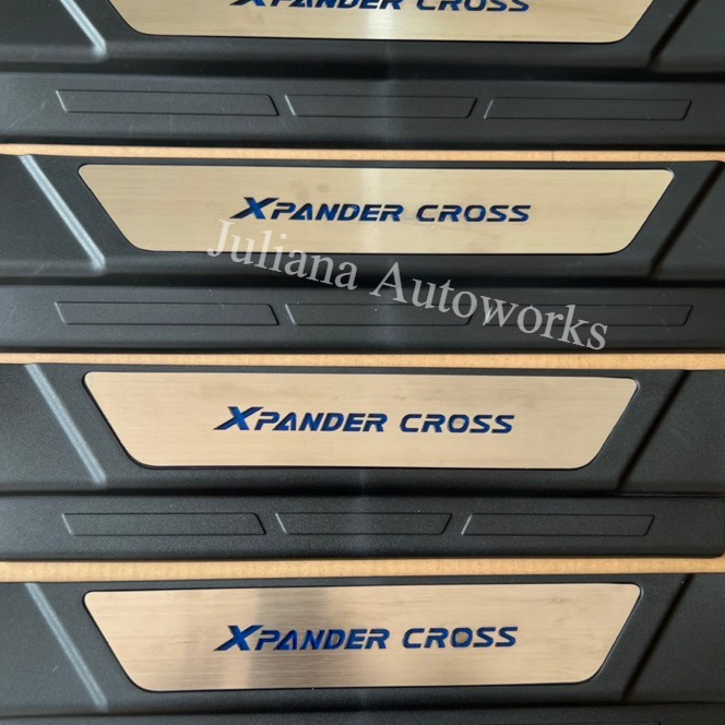 Price Sillplate Samping Xpander Cross NON LED Pelindung Pijakan Kaki Pintu Mobil Xpander Cross