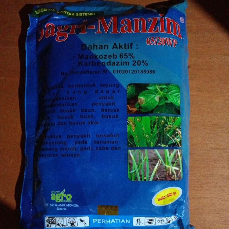 Sagri-Manzim 65/20WP 400 gram fungisida sistemik taft saaf sagri manzim