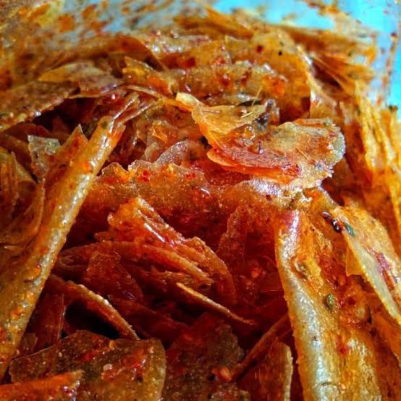 

Keripik kaca pedas daun jeruk 250 gram