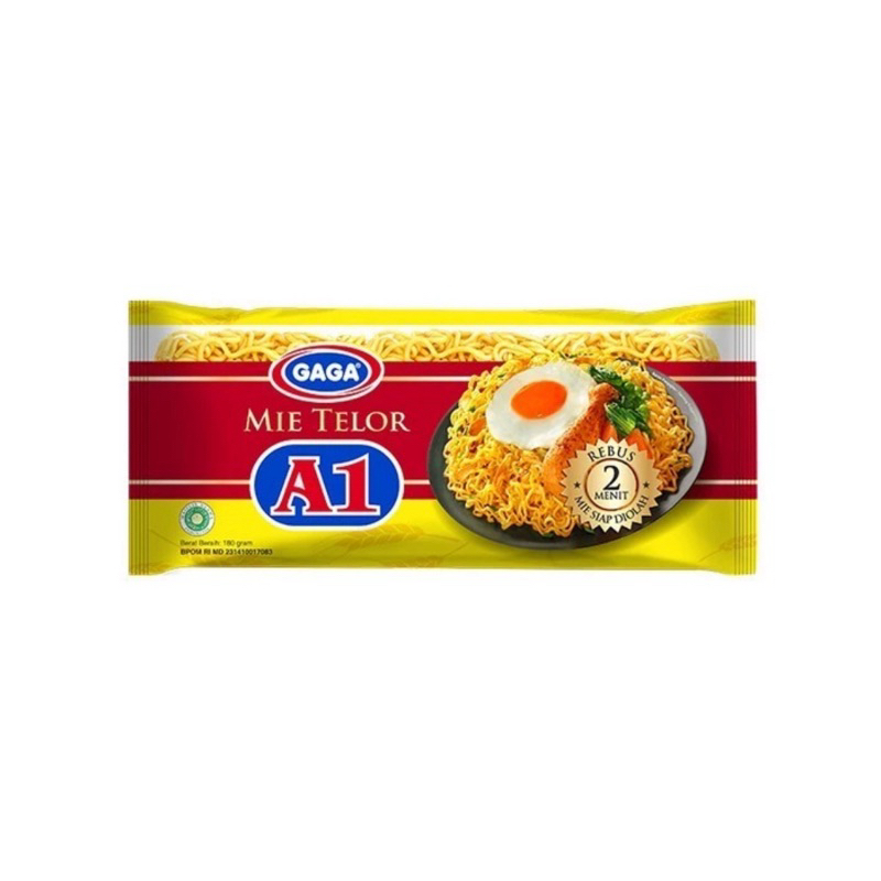 

GAGA MIE TELOR A1 KUNING 180gr