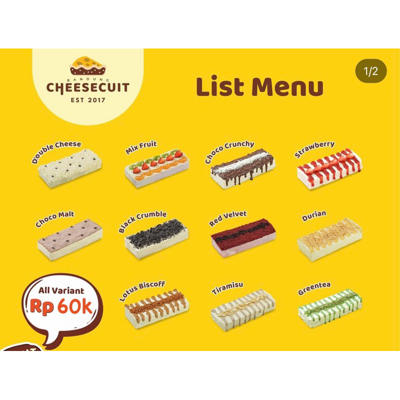 [LUAR JAKARTA] BANDUNG CHEESECUIT READY 22 SEPTEMBER