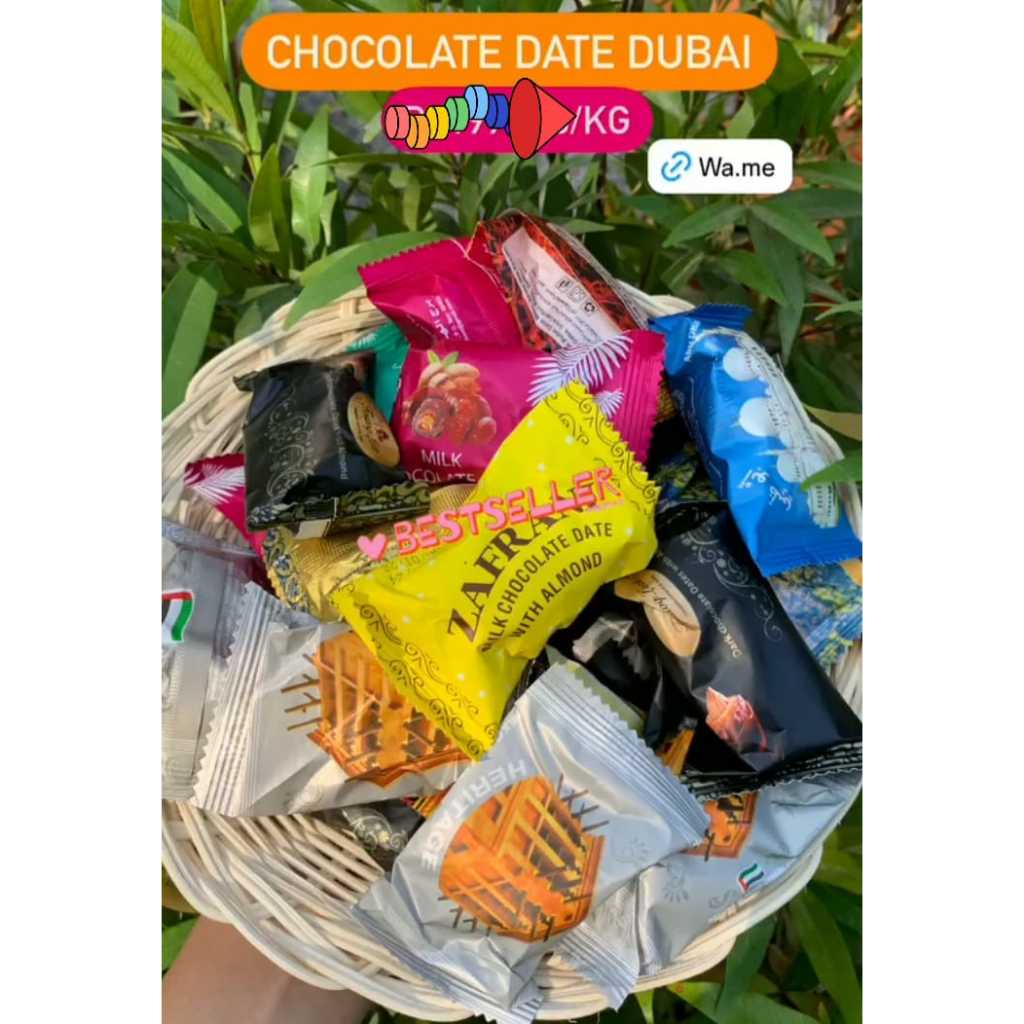 

Chocolate Date Dubai Best Seller, Ready Stock Delivery Jogja