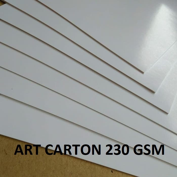 

ART CARTON 230 GSM 109 CM X 79 CM / 1.09 M X 0.79 M