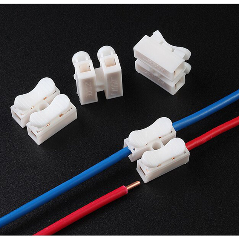 100pcs Kabel Terminal adjustable sambungan kabel pvc alat penyambung kabel listrik wire connector