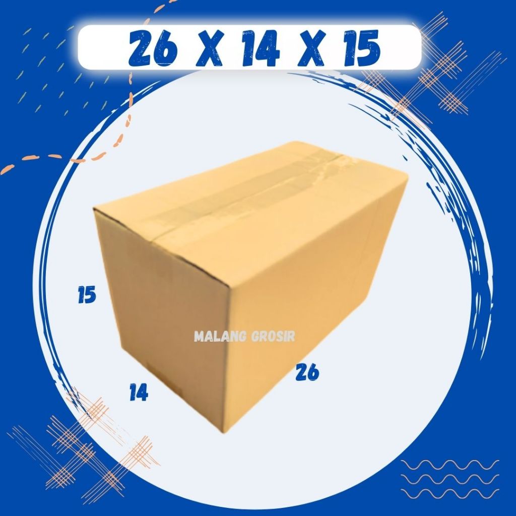 

Kardus AMDK 26x14x15 (120ml Isi 24) Kardus Packing Karton Dus Kotak Kemasan Air Minum Jamu Madu Obat