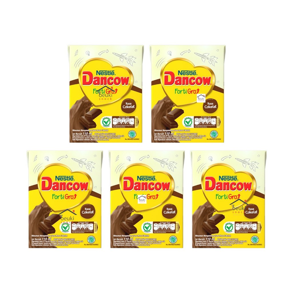 

5PCS Dancow Chocolate Susu Cair FortiGro Kaya Kalsium