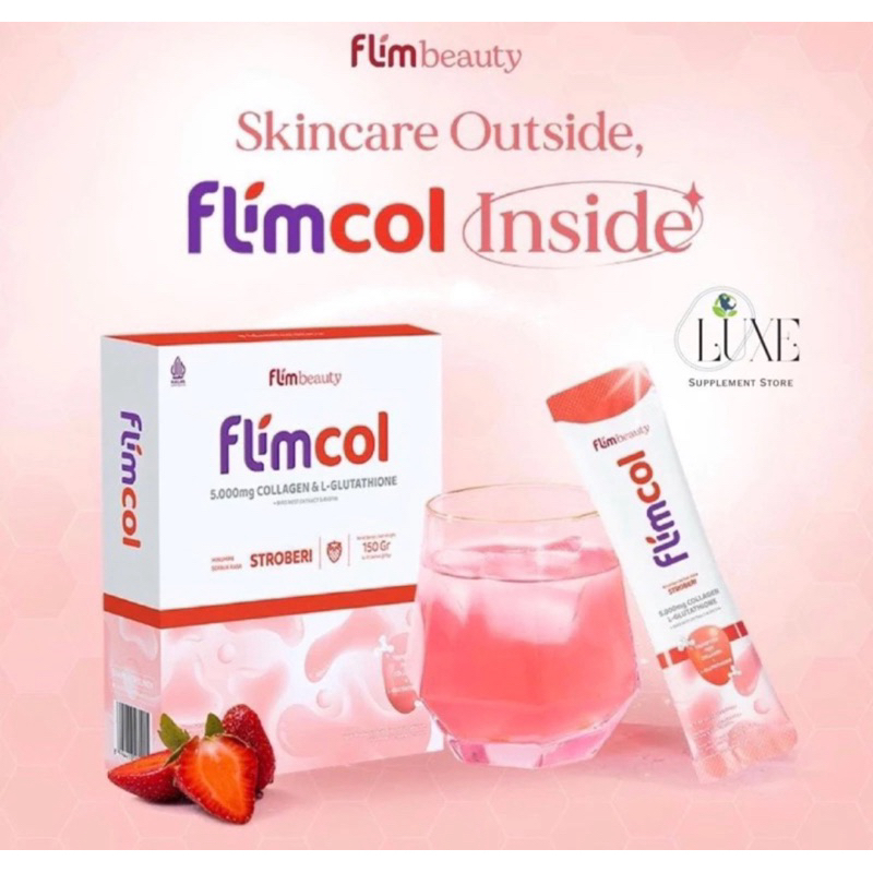 

BIG PROMO! FLIMCOL 1 BOX 10 SACHET FLIMTY BIRDNEST COLLAGEN TRIPEPTIDE MENCERAHKAN KULIT