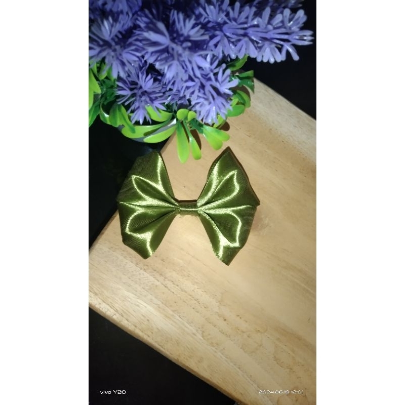 jepit pita satin lebar 4cm