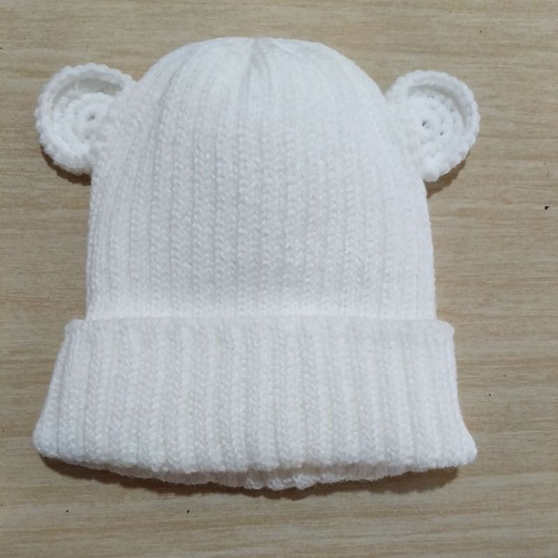 topi rajut kupluk rajut topi bayi laki laki model jery