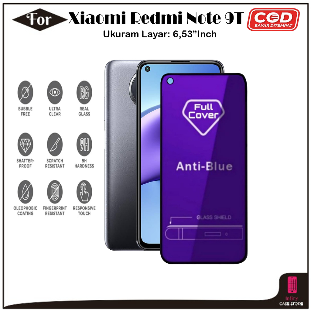 Promo Tempered Glass Xiaomi Redmi Note 9T 9 5G 9 Pro 5G Anti Gores Kaca Full Cover