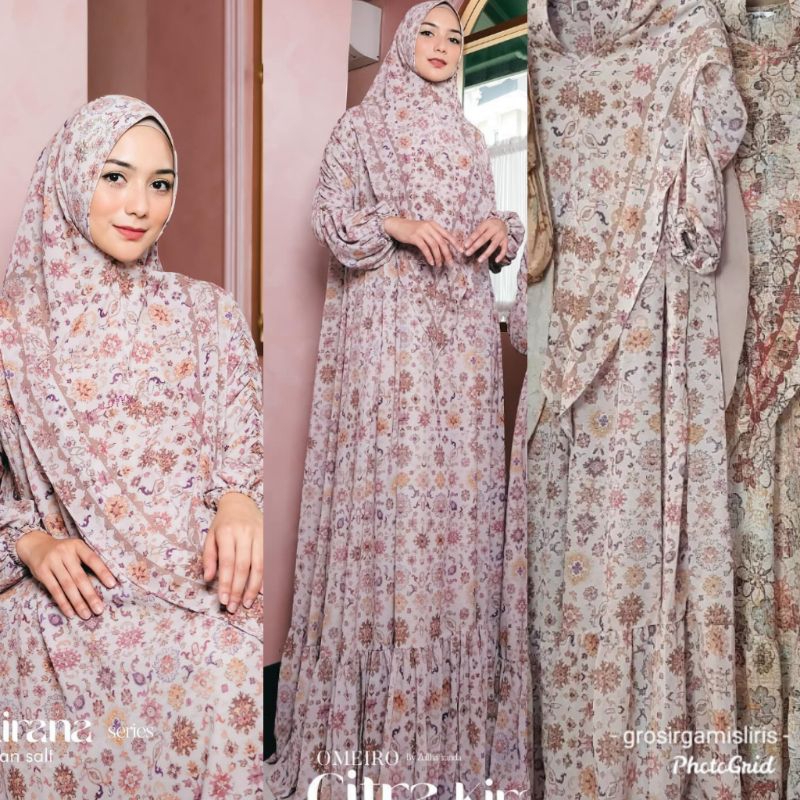 Gamis  Elda Roseline by Omeiro Gamis Elda Gamis Nusantara Malang Gamis Citra Kirana series by Omeiro