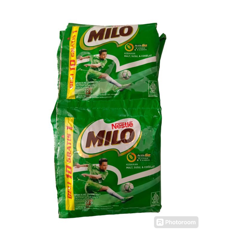 

Milo nestle renteng Isi 11 renteng Berat 22Gram