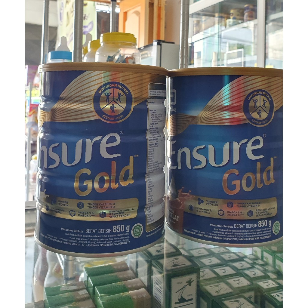 

Ensure Gold Vanila Coklat 380gr/850gr - Susu Dewasa