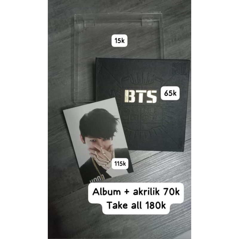 [BACA DESKRIPSI] photocard album 2cool 4skool jungkook bts official