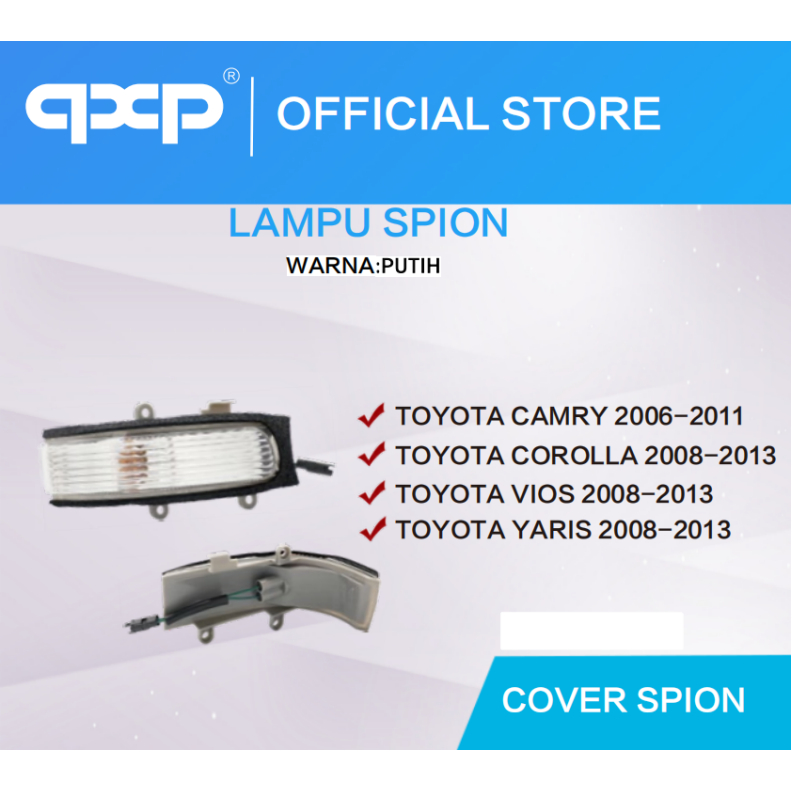 Lampu sein spion mobil TOYOTA CAMRY 2006 2007 2008 2009 2010-2011/COROLLA ALTIS 2005 2006 2007 2008 