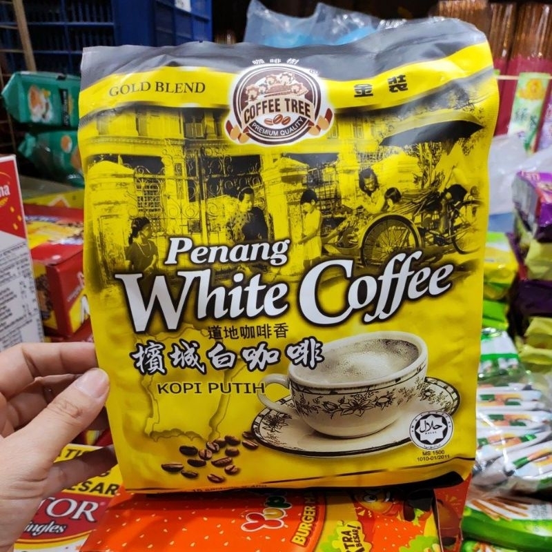 

kopi penang, White coffee penang, kopi putih isi 15 sachet EXP 16/07/2025