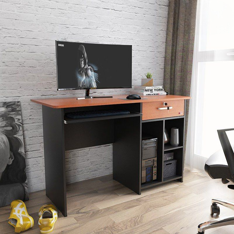 [KHUSUS AREA BANDUNG] ACTIV FADO CT 90 (Meja Komputer Kokoh + Tempat CPU + Rak Desain Minimalis)