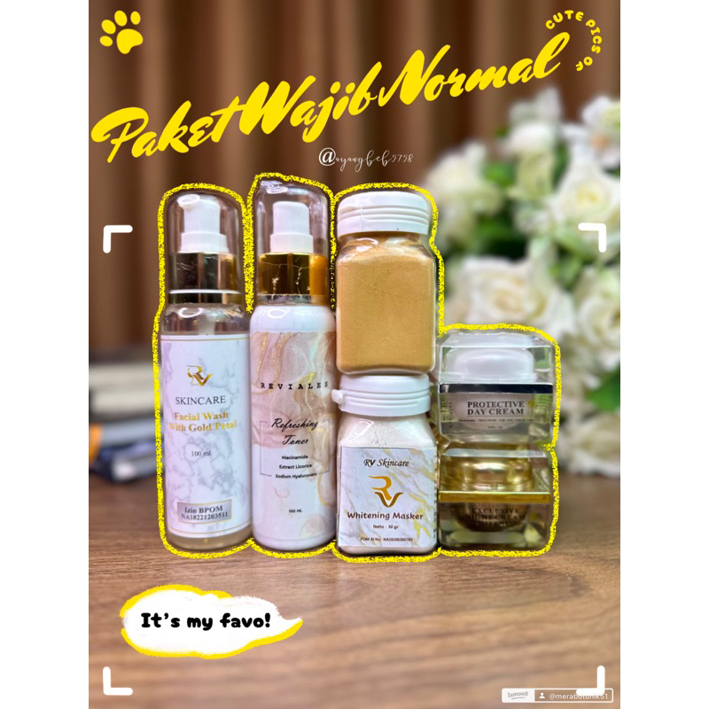 New Paket Wajib Normal / Flek RV Skincare
