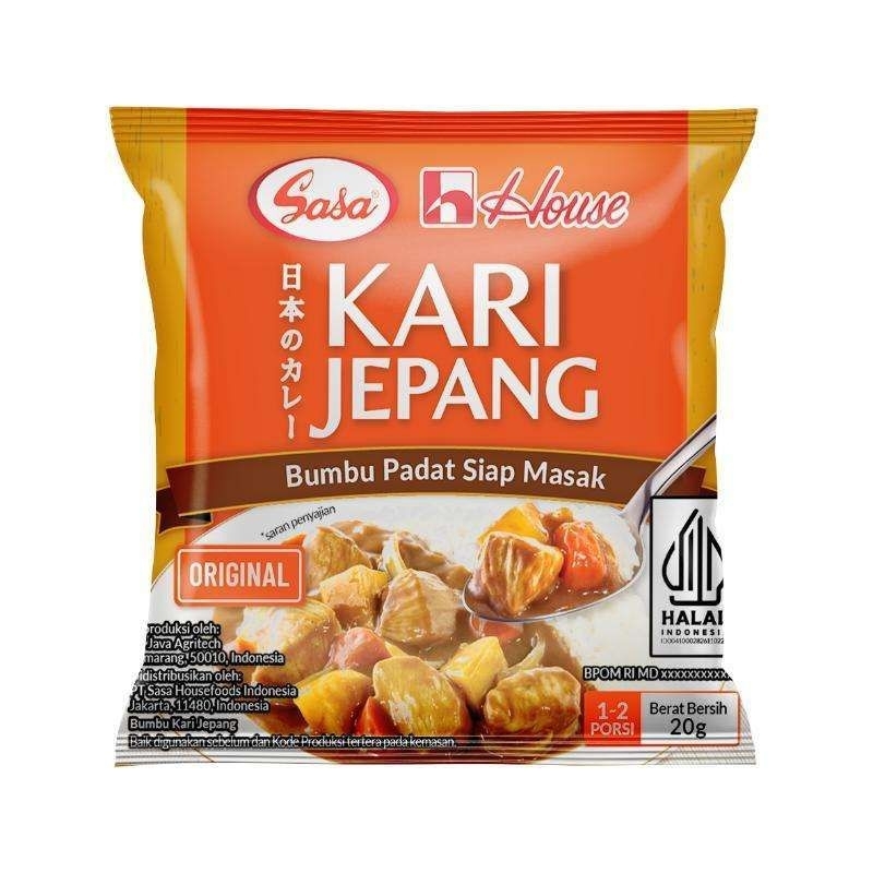 

Sasa Kari Jepang Bumbu Siap Masak Rasa Original 20g