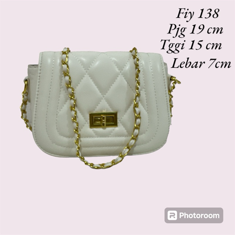 Tas Import Wanita Putih/slempang/tasbahu
