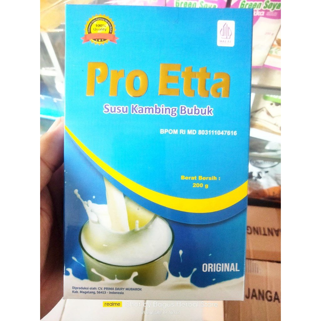 Proetta Pro Etta Susu kambing Etawa untuk sesak nafas