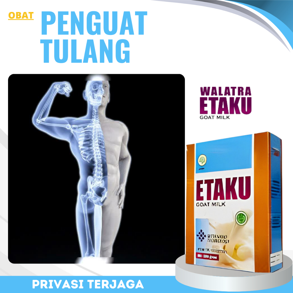 

Susu Penguat Tulang, Susu Pengapuran Tulang, Obat Tulang Retak, Obat Patah Tulang, Susu Kalsium Tulang Anak Dan Dewasa, Susu Pencegah Pengapuran Tulang, Susu Tulang Osteoporosis - Walatra Susu Etaku Goat Milk