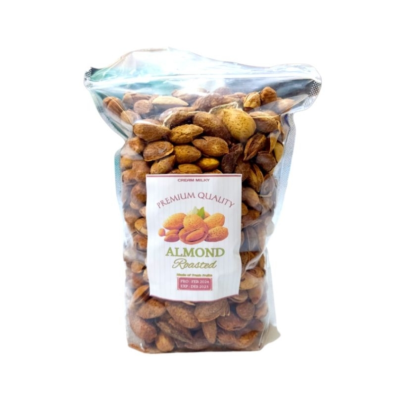 

Kacang Almond Susu Panggang Premium Quality 500Gram Pouch