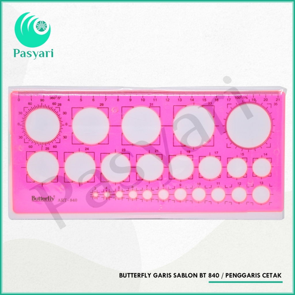 

BUTTERFLY GARIS SABLON BT 840 / PENGGARIS CETAK
