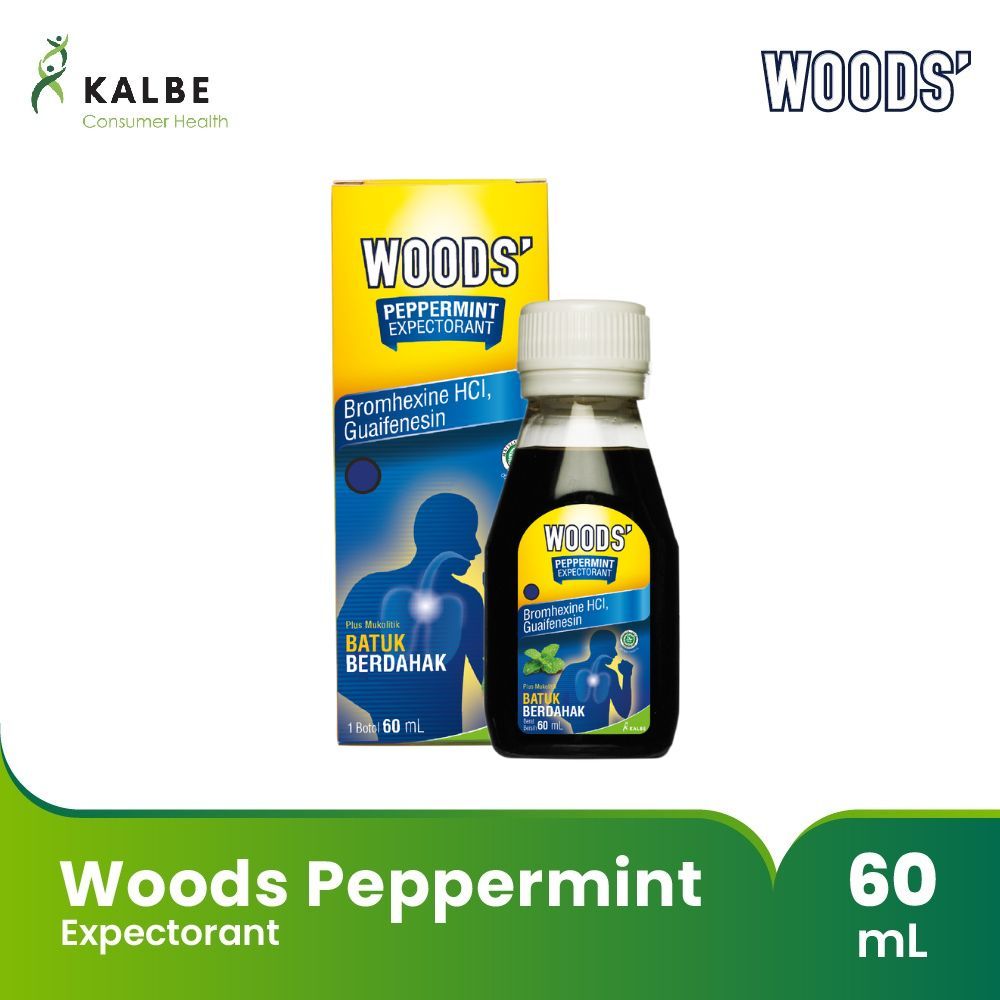 WOODS  PEPPERMINT EXPECTORANT - Obat Batuk Berdahak