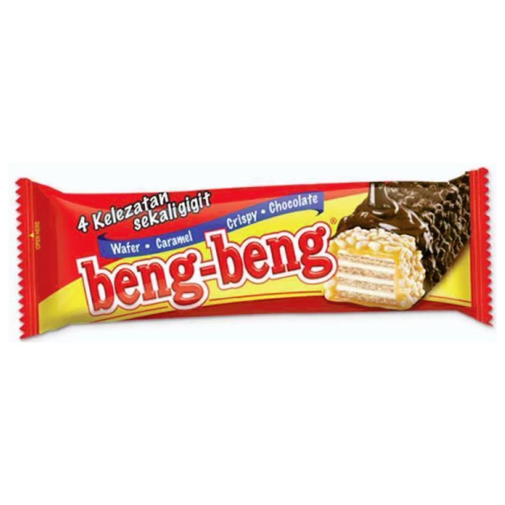 

Beng beng 25gr/pcs Wafer Craramel With Crispy Rice Chocolate Bengbeng Coklat