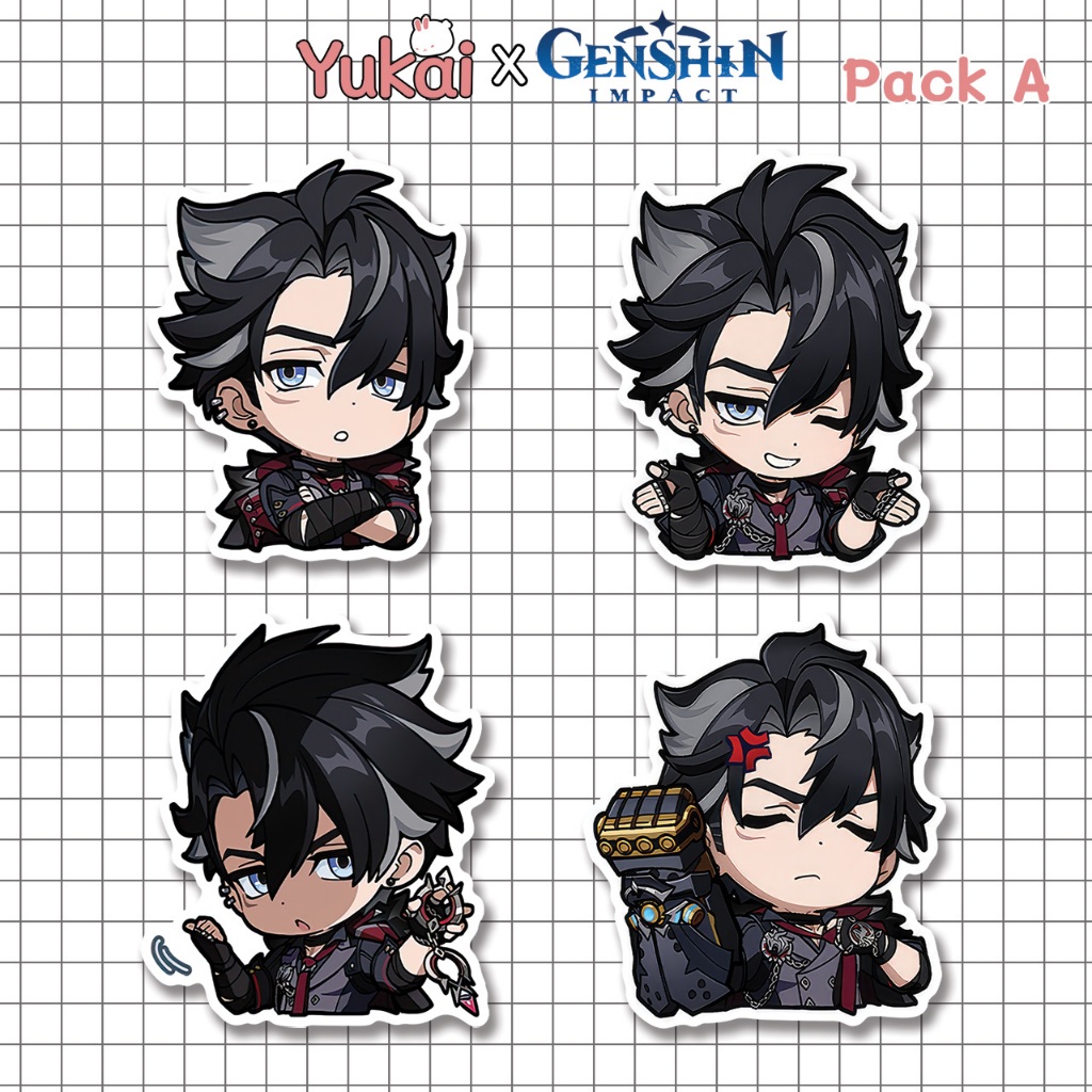 

Stiker Pack Wriothesley Genshin Impact Premium, Sticker Anime Waterproof