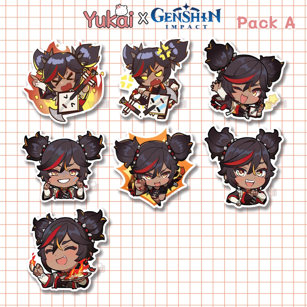 

Stiker Pack Xinyan Genshin Impact Premium, Sticker Anime Waterproof