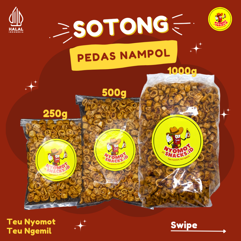 

SEBLAK SOTONG PEDAS NYOMOTSNACKSID Spesial 250gr Dan 500gr 1000gr Pouch