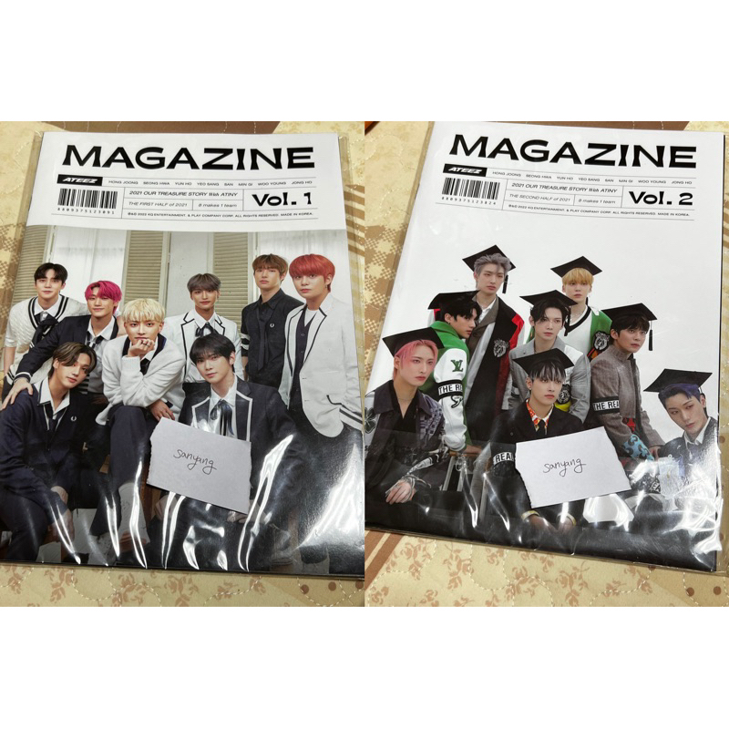 [READY] 2nd MAGAZINE MEMBERSHIP ATEEZ OFFICIAL SET