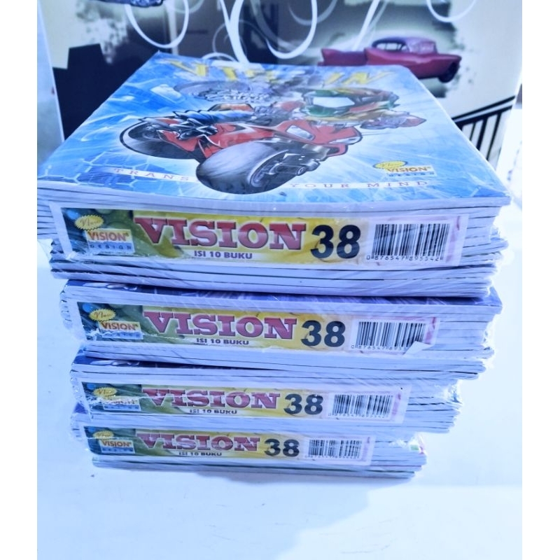 

1 PAK BUKU VISION 38 ( 1 PAK 10 BUKU)