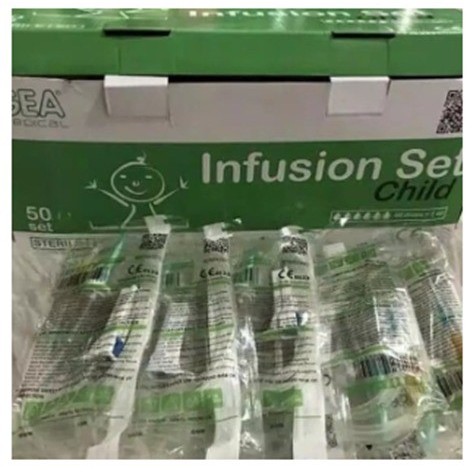 Infus Set Anak tetesan makro / besar GEA (Merk GEA)