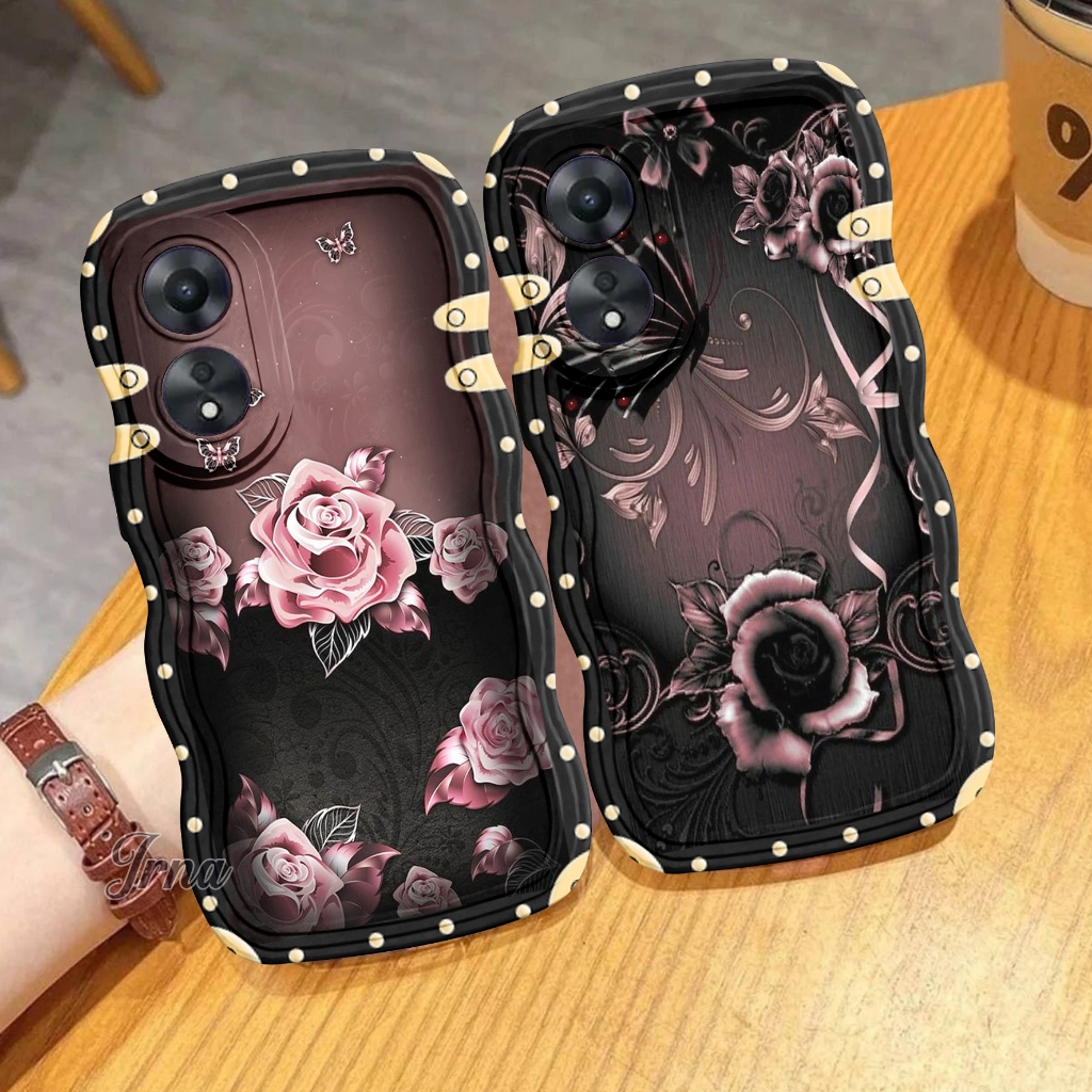 #R-233 CASE HP GELOMBANG FOR OPPO A60 TERBARU A78 4G A78 5G A58 5G A5 4G A38 A18 A98 a7/a5s  op a31 