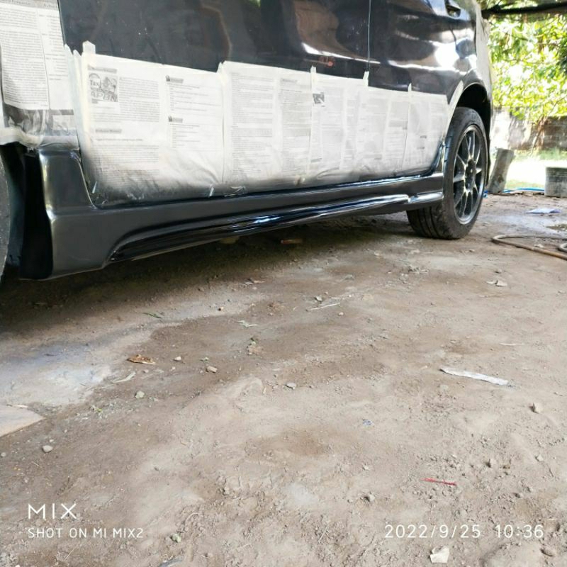 Bodykit Samping Side Skirt jazz Gd3 2004 sampai 2008 idsi vtech Mugen Rs