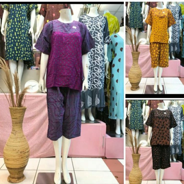 KODE U99U stelan 34 jumbo XL putri dianastelan celana 34 jumbo putri diana pekalonganbatik putri dia