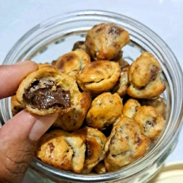 

250 Gram Soes Cokelat Soes Kering Renyah Rasa Cokelat