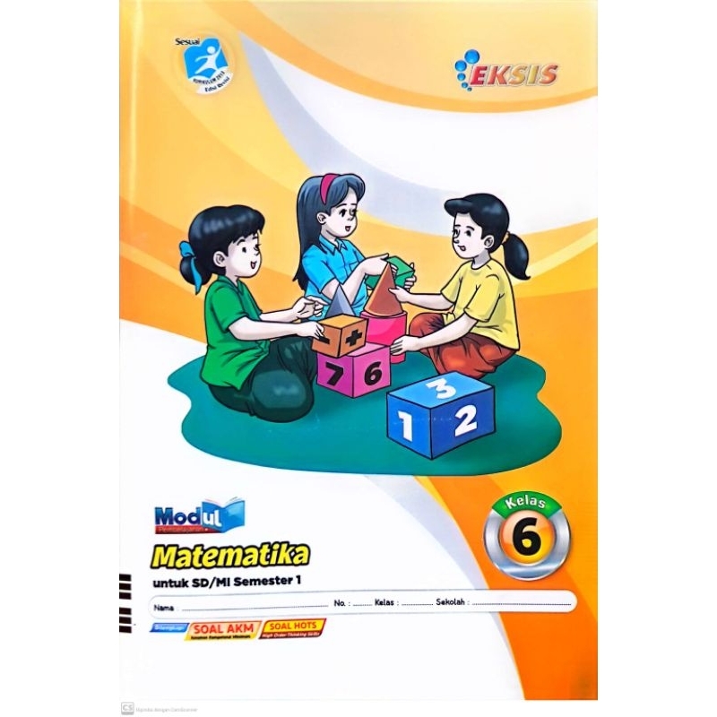 BUKU LKS EKSIS SD MI MATEMATIKA KELAS 6 SEMESTER 1 2024/2025 KURIKULUM 2013 | PUSAT LKS